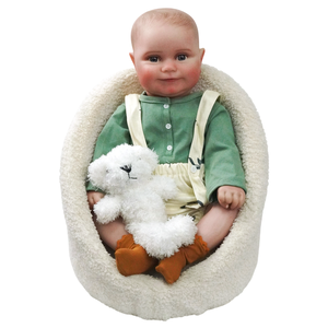Muñecas Bebé Gorditas <span class=keywords><strong>Originales</strong></span> Kindure, Muñecas Bebé de Silicona <span class=keywords><strong>Reborn</strong></span> con Cuerpo de Algodón, Muñecas Bebé de Vinilo Gorditas Recién Nacidas - Product Image 3