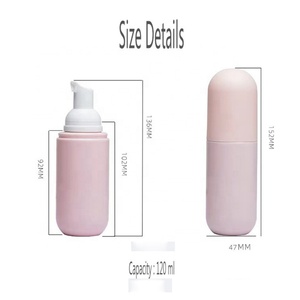 Botellas de Plástico PET de 90 ml con Forma de Cápsula para Envasado de Píldoras y Cápsulas Vacías, Botella con Bomba Dosificadora de Loción y Pulverizador - Product Image 5