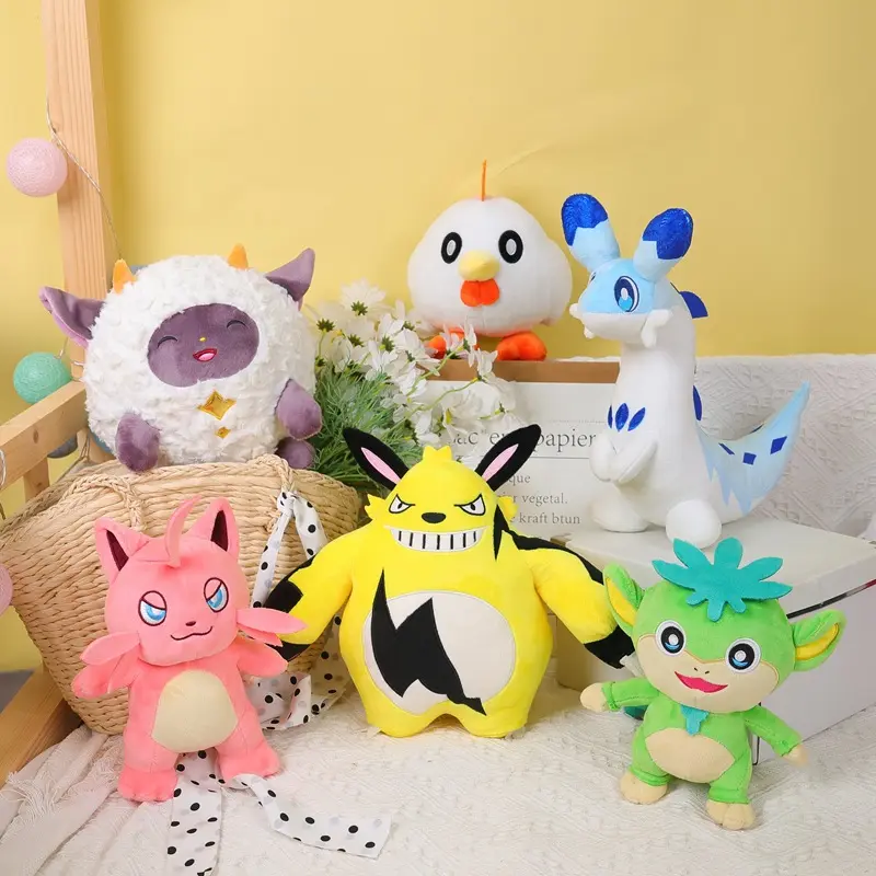 Palworld peluş oyuncaklar Lamball Blazamut dolması hayvan bebek Palworld koyun Palu özel karikatür Anime Anime bolt peluş oyuncaklar kapmak bebek