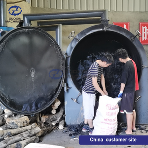 Bamboo <strong>Log</strong> Wood Carbonising Furnace Horizontal Wood Straw Carbonising Furnace Bamboo Walnut Charcoal Machine Equipment - Product Image 3