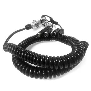 Venta caliente 10M Extended Spring Cable, 7-Core 4P Conector de aviación para camión MDVR y cámara de remolque - Product Image 3