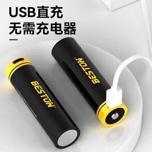Beston ngân hàng điện 3.7V USB 21700 Li-ion có thể sạc lại pin 5000mAh cho đèn pin công suất lớn với cổng USB-C hỗ trợ OEM
