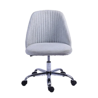 Fournisseur vérifié chaise de bureau moderne et minimaliste, chaise de bureau en tissu respirant et rotatif pour étudiants, pas cher Ch