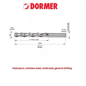 A145 High-Precision Cobalt HSS <strong>Drill</strong> <strong>Bit</strong> for Stainless Steel Aluminum Cast Iron Spot-Free Drilling 1-13mm Twist <strong>Drill</strong> <strong>Bits</strong> Tools - Product Image 4