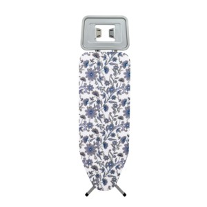 Planche à repasser pliable MILENYUM Carina S avec repose-venteil et housse en coton fleuri Turquie - Product Image 1