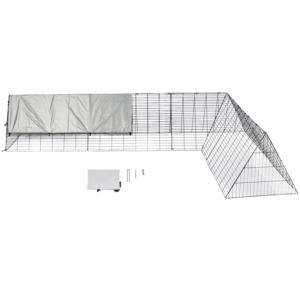 Tunnel Triangolare Portatile per Polli Conigli e Anatre, Tunnel da Esterno per Animali Domestici e Pollai da Giardino - Product Image 1