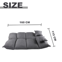 Offre Spéciale chaise de sol de luxe avec support de dos, tatami japonais, canapé-lit paresseux, chaises coréennes rembourrées confortables pour adultes