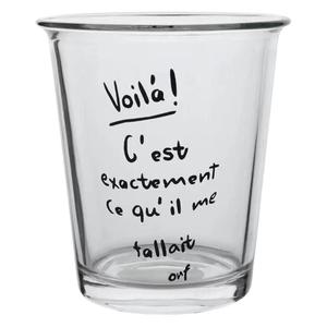 Gobelet en verre transparent moderne, logo personnalisé classique, design simple en <span class=keywords><strong>alphabet</strong></span> pour café, latte glacé américain, jus, boissons froides - Product Image 3