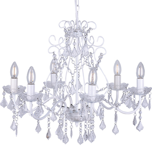 Lustre suspendu moderne classique en acrylique de luxe, luminaire décoratif pour salon, chambre à coucher, mariage, avec pampilles dorées et cristaux - Product Image 2