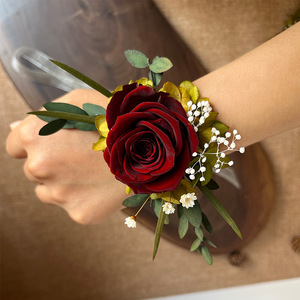 <span class=keywords><strong>Ramilletes</strong></span> de muñeca de <span class=keywords><strong>flores</strong></span> <span class=keywords><strong>preservadas</strong></span> más vendidos para novias y damas de honor para preparativos de bodas y viajes de fotografía de bodas - Product Image 1