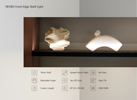 Iluminación LED Personalizada para Muebles, Vitrinas y Estantes Decorativos con Pantalla de Plástico Ascendente YB1002-22