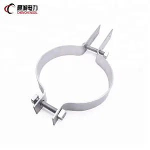 Electric power hardware pole clamp Hold Hoop Pole line fitting