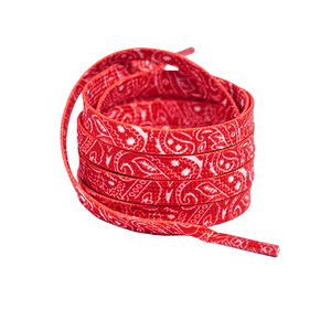 Cordones Planos con Diseño de Flor de Anacardo, Cordones Deportivos Elásticos Pintados a Mano para Zapatillas de Tenis, Baloncesto, Impresión Personalizada, Venta al por Mayor - Product Image 3