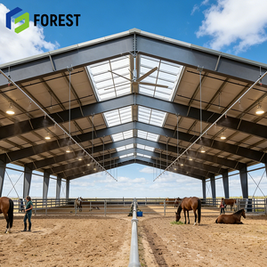 สถานที่ฝึกขี่ม้าในร่มระดับพรีเมียม คุณภาพสูง ระบายอากาศได้ดี ผลิตจากเหล็ก พร้อมราคาโรงงานโดยตรง - Product Image 1