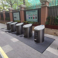 Système de Conteneur de Déchets Souterrain Automatique Personnalisé en Métal pour Collecte des Déchets
