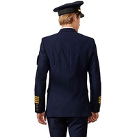 Uniformes personnalisés pour pilotes, hôtesses de l'air et agents de bord, en polyester/viscose, design spécifique aux compagnies aériennes
