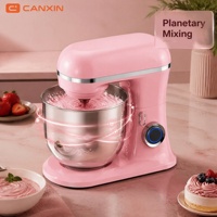Batteur sur socle 5L, 10 vitesses, mixeur électrique turbo pour la pâte à pain et la préparation de gâteaux, bol en acier inoxydable, appareil de cuisine OEM