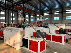 Mới hoàn toàn tự động PVC cửa sổ hồ sơ dây chuyền sản xuất giá rẻ giá uPVC làm máy thành phần cốt lõi vít bơm Hội Đồng Quản Trị - Product Image 3