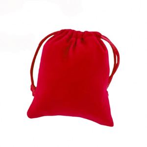 Bolsa de Terciopelo con Cordón para Cosméticos y Joyas, Bolsa de Regalo de Terciopelo de Doble Cara, Personalizable con Impresión de Logotipo - Product Image 4