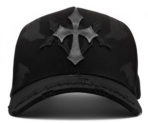 Casquettes Barbas Cap Designer en daim Rude Awakening, casquettes de sport à 5 panneaux, casquettes de baseball Barbas Hats X Rude Awakening Caps Lalala, en stock - Product Image 1
