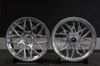 BJXL forgé Race Spec moto roues à bras oscillant simple face 17 pouces argent maille alliage forgé pour Kawasaki Ninja ZX10R