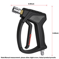Pistolet de lavage de voiture électrique professionnel haute pression 4060 psi, pulvérisateur manuel en plastique durable E-wash GM070-RS