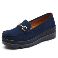 Chaussures plates personnalisées femme plate-forme chaussures plates de marche baskets femmes daim dames mocassins mocassins chaussures décontractées espadrilles pour femmes