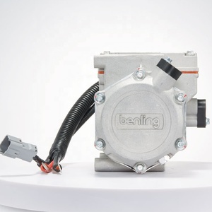 Compresseur de climatisation 24V de haute qualité personnalisé en usine pour voitures électriques, camions, bus - Fonction de réfrigération - Product Image 2