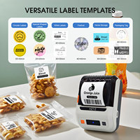 Imprimante d'étiquettes thermique sans fil portable OEM 2 pouces 58 mm pour mini conception 203 dpi en stock avec application gratuite