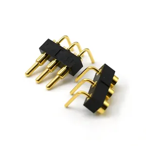 ODM 3 Pin Magnetic Pogo Pin Connector Pogo Stick Adult Surface Gold-Plated Contact Pogopin Spring Charging Pin