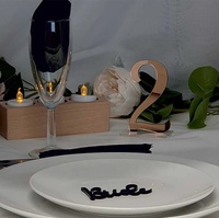 Numéros de table de mariage personnalisés en miroir signes de numéros de table en acrylique