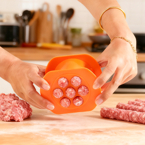 Petits gadgets de cuisine à faire soi-même, presse-boulette manuelle, presse-boulette de viande, pince à saucisse compacte, outil de moulage alimentaire - Product Image 5