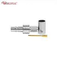 Sertissage de prise femelle QMA pour connecteur de câble coaxial LMR240 adaptateur d'antenne Radio pour diffusion