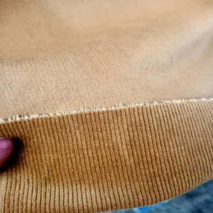 핫 잘 팔리는 도매 100% 면 코듀로이 plain 염색 stock fabric a lot 대 한 garment 소파 커튼