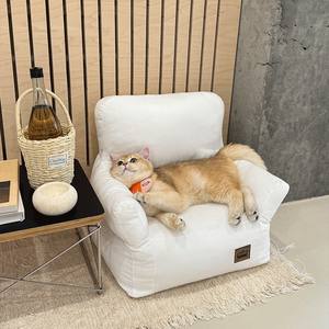 공장 직판 한국 스타일 가을/겨울 반려동물 소파 침대 무모 고양이집 (세탁 가능한 외부 커버 포함) - Product Image 5