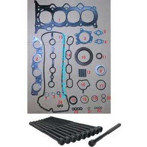 1NZ 1nzfe 2NZ 1497CC 2nzfe ชุดปะเก็นเครื่องยนต์ครบชุดน็อตหัวถังสำหรับ Toyota echo/yaris/<span class=keywords><strong>altis</strong></span> 1.5L 1.3L - Product Image 1