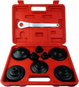 9PC lọc dầu cap cờ lê công cụ Kit lọc dầu cap Socket Set Lọc nhà ở 27mm,32mm,36mm,74mm,75.6mm,76mm,