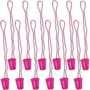 Paquete de vasos de chupito con cuentas y vasos de plástico tipo collar, recuerdos para fiestas, despedidas de <span class=keywords><strong>soltera</strong></span>, cumpleaños y bodas, más vendidos - Product Image 2