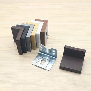 GQK <b>Chrome</b> Iron Plastic Cabinet Hanger Clips Wardrobe Hanging Corner Brackets Decorative Cover Right-Angle Strong Durable Modern - Product Image 2