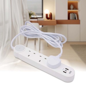Multiprise Winning Star 6 prises 2 ports USB-C Câble de 3 m Norme britannique Coque ignifuge - Product Image 3