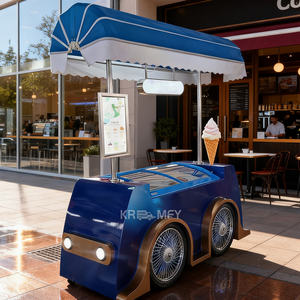 Tricycle électrique 2025 pour la vente de glaces, de nourriture, de snacks, de café à emporter, chariot de vente de sucettes glacées - Product Image 1