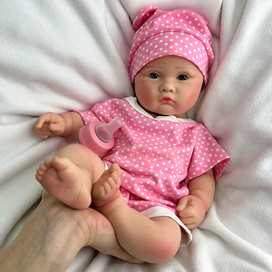 Künstler-Level Exclusive Edition 18 Zoll Reborn <span class=keywords><strong>Dolls</strong></span> Großhandel Lebensechte Silikon Baby puppen für Mädchen ODM Custom Design - Product Image 5