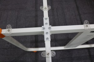 Pata de metal para oficina, con función de cable, mesa de metal para <span class=keywords><strong>4</strong></span> personas - Product Image 3