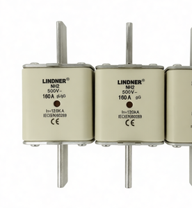 Lien fusible en céramique cuivre <span class=keywords><strong>LINDER</strong></span> NH2 avec capacité de coupure de 120 kA et certification CE 125A-400A - Product Image 3