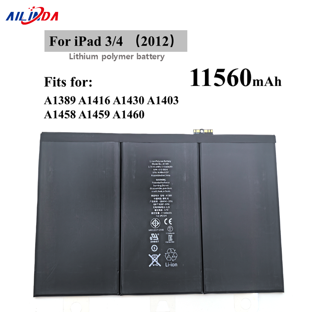 Battery for iPad 1 2 3 4 5 6 7 8 9 air 2