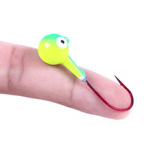 JI0065-2 all'ingrosso 10.5g 5 pz/borsa grande occhio di piombo Jig testa ami da pesca - Product Image 2