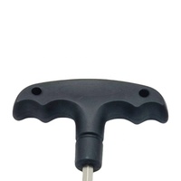 Llave hexagonal personalizada en T, llave hexagonal de cabeza plana con mango en T de plástico de 2mm, 3mm, 4mm y 5mm