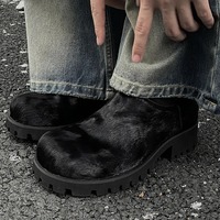 Offre Spéciale personnalisé Derby hommes chaussures Mohair femme chaussures mode antidérapant décontracté chaussures pour femmes