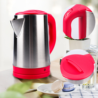 Bouilloire électrique industrielle 2000W Scarlet avec couvercle et poignée ergonomique – Élément chauffant de qualité professionnelle