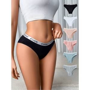 Voorraad Beschikbaar Katoenen Brievenopdruk Ondergoed Voor Vrouw Goedkope Sexy Alledaagse <span class=keywords><strong>Mama</strong></span> Ondergoed Slipje - Product Image 1